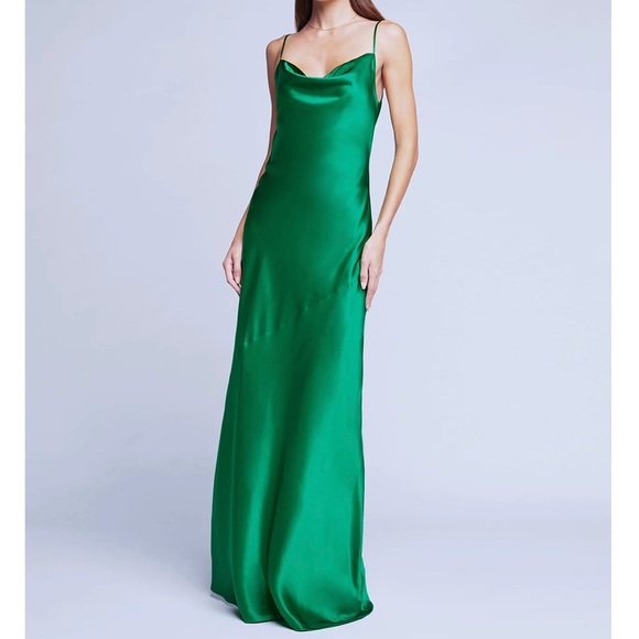 NWT L’AGENCE Adrianne Silk Satin Dress Size 2 - Picture 6 of 12